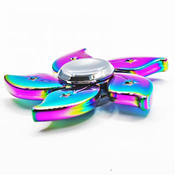 Fidget Hand Spinner Anti Stress FLOWER POWER in Einzel Farb Box